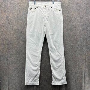 Just Cavali Jeans Women 29/43 White Denim Italy Cotton Straight Embroidery